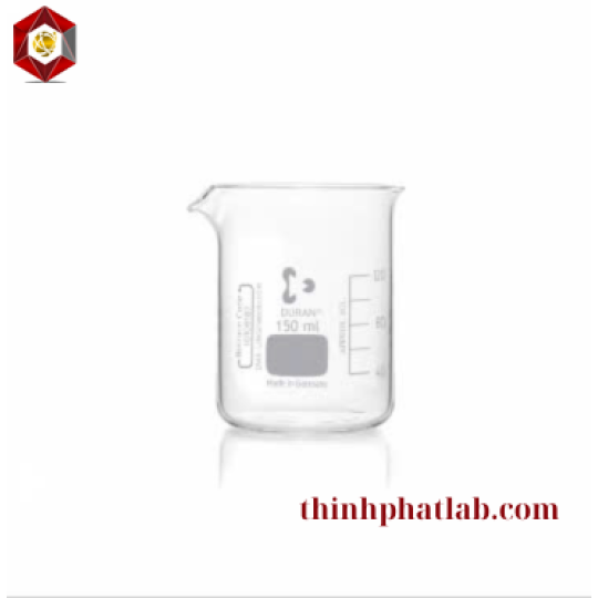 Cốc đốt thủy tinh thấp thành có mỏ Schott Duran - DWK Life Sciences
