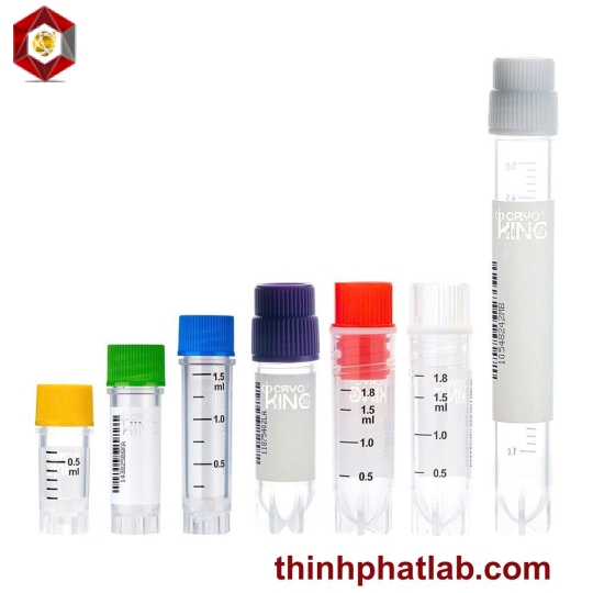 Lọ trữ lạnh 0.5ml/1ml/1.5ml/2ml/5ml Biologix có mã vạch